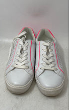 Load image into Gallery viewer, Marc Fisher Womens Saria White Pink Low Top Lace-Up Sneaker Shoes Size 7.5M
