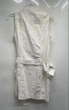 Load image into Gallery viewer, Calvin Klein Womens White Cotton Collared Sleeveless Shirt Dress Size XS
