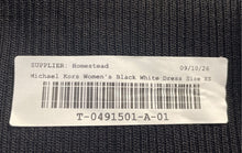 Load image into Gallery viewer, Michael Kors Womens Black White Long Sleeve Short Mini Dress Size XS
