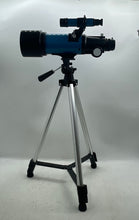 Load image into Gallery viewer, Blue Black Science Education Refractor Telescope With Adjustable Tripod Stand
