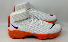 Load image into Gallery viewer, Nike Mens Force Savage Pro 2 Shark BV5448-100 White Orange Football Cleats Sz 17
