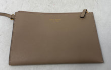 Load image into Gallery viewer, Kate Spade New York Womens Beige Leather Detachable Strap Zipper Wristlet Wallet

