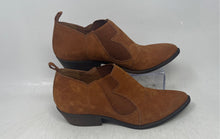 Load image into Gallery viewer, Lucky Brand Womens Joelle Brown Leather Western Ankle Bootie Size 7M
