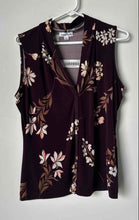 Load image into Gallery viewer, Calvin Klein Womens Multicolor Floral Sleeveless V-Neck Pullover Blouse Top Sz M
