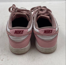 Load image into Gallery viewer, Authentic Nike Boys Dunk Low HV0930-100 Pink White Sneaker Shoes Size 3Y Stained
