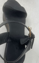 Load image into Gallery viewer, Michael Kors Womens Marlon Flatform Black Brown Wedge Ankle Strap Sandals 8.5M
