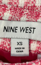 Load image into Gallery viewer, Nine West Womens Pink White Plaid Tweed Back Zipper Short Mini Skirt Size XS
