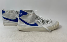 Load image into Gallery viewer, Nike Womens Court Legacy Mid DD0161-102 White Blue Lace-Up Sneakers Shoes Sz 10
