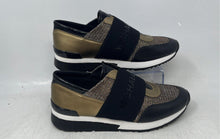 Load image into Gallery viewer, Michael Kors Womens Black And Gold Round Toe Slip-On Sneaker Shoes Size 7.5M
