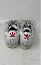 Load image into Gallery viewer, Adidas Boys Superstar White Leather Lace-Up Low Top Sneaker Shoes Size 5.5

