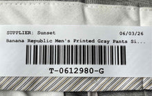 Load image into Gallery viewer, Banana Republic Mens Gray Straight Leg Dress Pants Size 36x32
