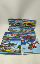 Load image into Gallery viewer, Lot Of 8 Pcs Multicolor Lego City Instruction Guide Manual Books
