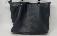 Load image into Gallery viewer, Kattee Womens Black Leather Pockets Bottom Studs Shoulder Strap Satchel Purse
