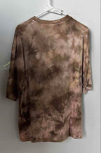 Load image into Gallery viewer, Collusion Mens Brown Tie-Dye Print Short Sleeve Pullover T-Shirt Size S

