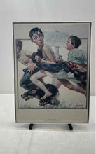 Load image into Gallery viewer, Norman Rockwell Wall Hanging Home Decor No Swimming Framed Art Painting
