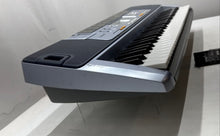 Load image into Gallery viewer, Casio LK-110 Gray 61-Key Portable Beginner Electronic Keyboard Not Tested
