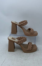 Load image into Gallery viewer, Dolce Vita Womens Ashby Brown Braided Strap Block Heel Platform Sandals Size 8
