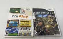 Load image into Gallery viewer, Lot Of 2 Pieces Wii Play Call Of Duty 3 Video Game Variety Discs Not Tested
