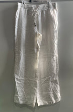 Load image into Gallery viewer, Style &amp; Co. Womens White Flat Front Drawstring Wide Leg Trouser Pants Size 14
