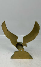 Load image into Gallery viewer, Brass Eagle Decorative Bird Stand Statue Home Decor Bookend
