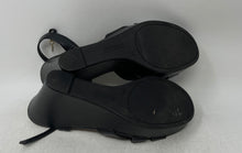 Load image into Gallery viewer, Guess Womens Maylee Black Ankle Strap Wedge Heel Platform Sandals Size 9M
