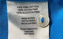 Load image into Gallery viewer, Psycho Bunny Mens Blue Pima Cotton Short Sleeve Button Front Polo Shirt Size 7
