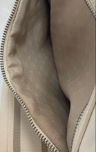 Load image into Gallery viewer, BCBGeneration Womens Vanilla Faux Leather Adjustable Strap Zipper Sling Backpack
