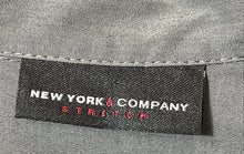 Load image into Gallery viewer, New York &amp; Company Mens Gray Long Sleeve Collared Button-Up Shirt Size XL
