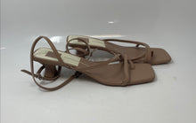 Load image into Gallery viewer, Dolce Vita Womens Beacon Beige Leather Buckle Block Heel Strappy Sandals Size 11
