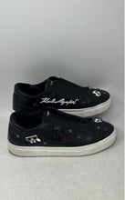 Load image into Gallery viewer, Karl Lagerfeld Paris Womens Caitie Black Slip-On Platform Sneaker Shoes Size 9
