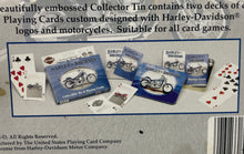 Load image into Gallery viewer, Harley-Davidson Springer Softail Collectible Tin &amp; Playing Cards In Box
