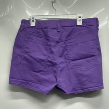 Load image into Gallery viewer, Old Navy Womens Lilac High-Rise Button Front Belt Loops Chino Shorts Size 14
