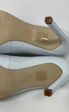 Load image into Gallery viewer, Aldo Womens Light Blue Leather Pointed Toe Slip-On Stiletto Pump Heels Size 9
