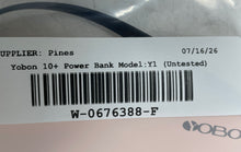 Load image into Gallery viewer, Yobon Model Y1 10+ Pink Portable USB Type C 10000mAh Power Bank Not Tested
