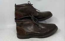 Load image into Gallery viewer, Bruno Marc Mens Philly 12 Brown Leather Lace-Up Ankle Boots Size 10.5
