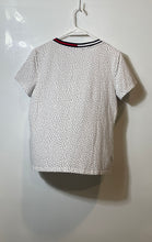 Load image into Gallery viewer, Tommy Hilfiger Womens Black White Polka Dot Short Sleeve V-Neck T-Shirt Size M
