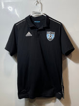 Load image into Gallery viewer, Adidas Mens Climalite Black Weston FC Soccer Club Short Sleeve Polo Shirt Sz XL
