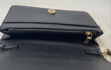Load image into Gallery viewer, Badgley Mischka Womens Black Quilted Leather Chain Strap Crossbody Purse
