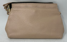 Load image into Gallery viewer, A. Bellucci Womens Pink Pebbled Leather Zip Top Detachable Strap Crossbody Purse
