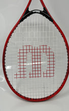 Load image into Gallery viewer, Wilson Federer Red Black And White Durable Outdoor Tennis Racquet
