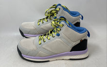 Load image into Gallery viewer, Bogs Womens Sandstone Mid CT Gray Purple Black Lace-Up Ankle Work Boots Size 9
