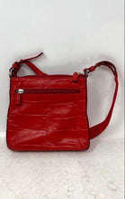 Load image into Gallery viewer, Aigner Womens Red Animal Print Inner Pockets Shoulder Handbag
