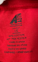 Load image into Gallery viewer, ADTN Mens Red Graphic Print Short Sleeve Crew Neck Pullover T-Shirt Size L/G
