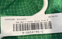 Load image into Gallery viewer, Gap Mens Green Check Long Sleeve Spread Collar Classic Fit Button-Up Shirt Sz M
