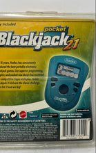 Load image into Gallery viewer, Radica Pocket BlackJack 21 Model 17009 Blue Handheld Game Age 8+ Not Tested
