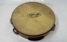 Load image into Gallery viewer, Stagg Natural Head Double Row Jingles Percussion Musical Instrument Tambourine
