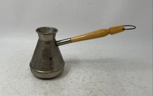 Load image into Gallery viewer, Embossed Pot With Spout And Wooden Handle Armenian Turkish Coffee Maker
