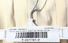 Load image into Gallery viewer, Maison d'Amélie Paris Womens Beige Stripe 2 Piece Vest And Skirt Set Size 4
