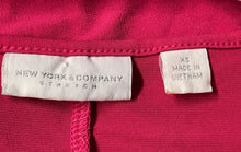 Load image into Gallery viewer, New York &amp; Company Womens Pink Short Sleeve Blouse Top Size XS
