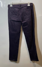 Load image into Gallery viewer, Brooks Brothers Womens Purple Corduroy Straight Leg Trouser Pants Size 4

